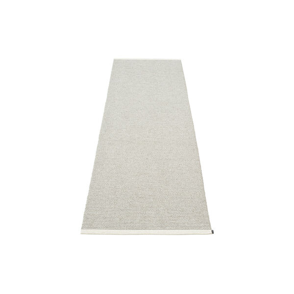 Mono Plastic Rug, fossil grey/warm grey, Pappelina