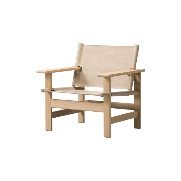 The Canvas Chair, oiled oak/canvas, Fredericia Furniture