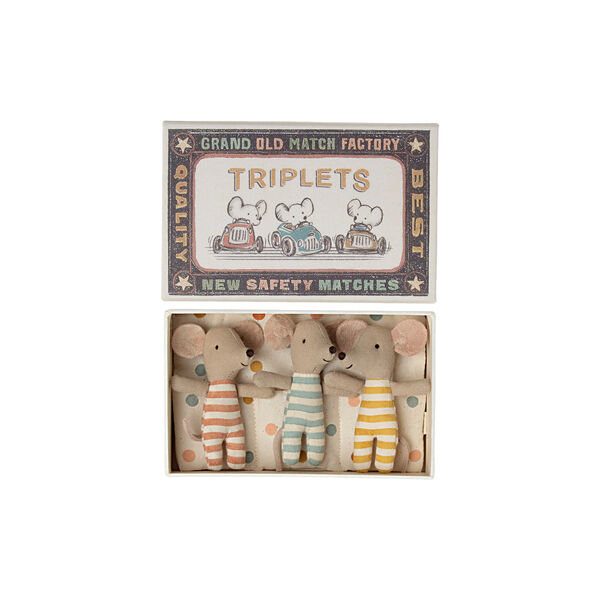 Triplets Baby Mice in Matchbox Triplets Baby Mice in Matchbox, Maileg