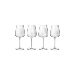 Optica White Wine Glasses Chardonnay 4 pcs, Luigi Bormioli