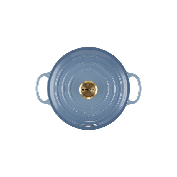 Signature round cast iron pot &Oslash; 20 cm, chambray, Le Creuset