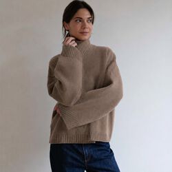 THYRA KNIT , oat melange, Studio Feder