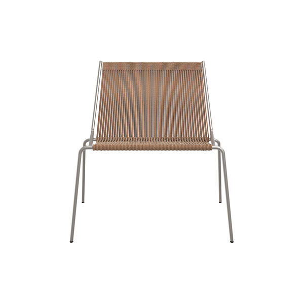 Noel Lounge Chair, steel/brown wool, Thorup Copenhagen