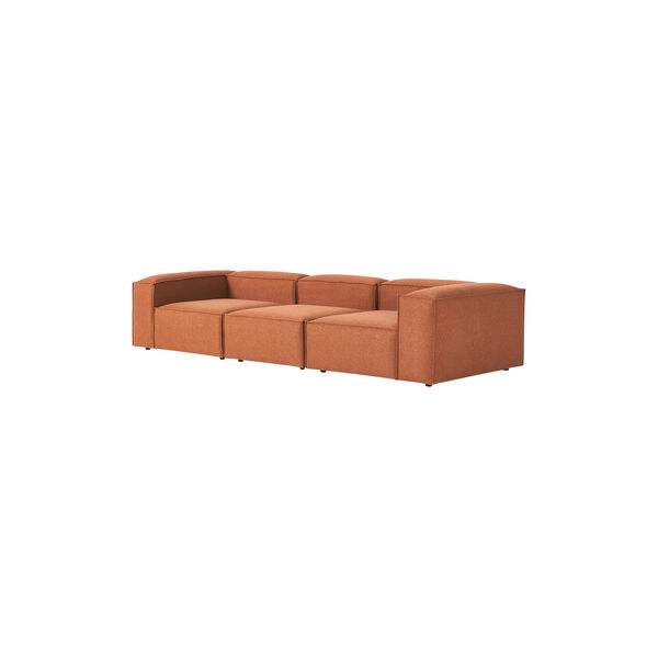 Lennon Modular 4-Seater Sofa, woven terracotta, Westwing Collection