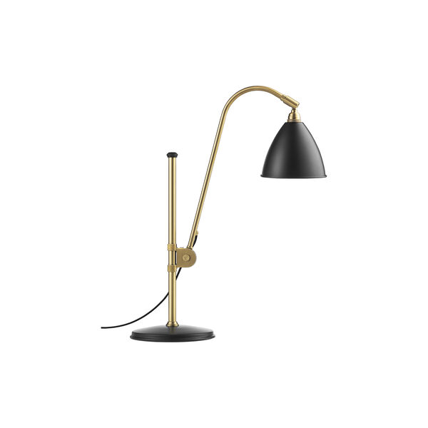 Bestlite BL1 Table Lamp, soft black semi matt/brass, GUBI