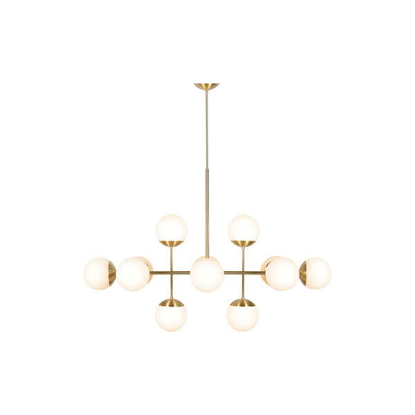 Lord Ballroom Lamp, brass/opal, Rubn
