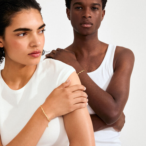 ELIYAH bracelet, gold plated, Pilgrim