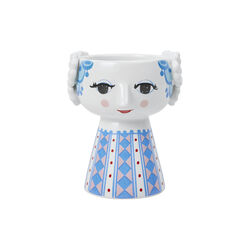 Eva Candle Holder, blue, Bjørn Wiinblad