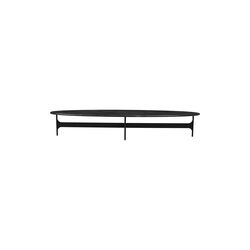Floema Oval Coffee Table, black, Wendelbo
