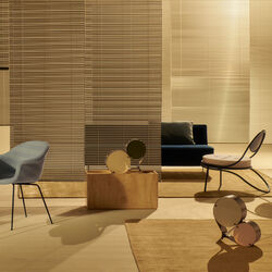 Coppia Table Lamp, ivory/olive, GUBI