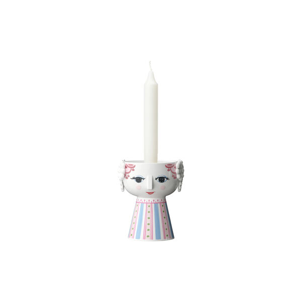 Eva Candle holder, pink Eva Candle holder, pink, Bjørn Wiinblad