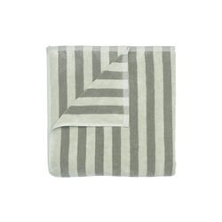 ARTO Bath towel thick stripes, desert sage/agave green, Blomus