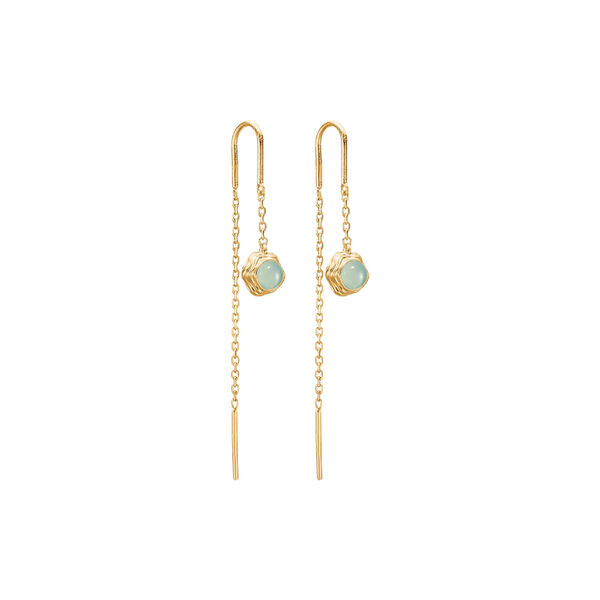 Endless Waves Earrings, gold plated, Studio Z