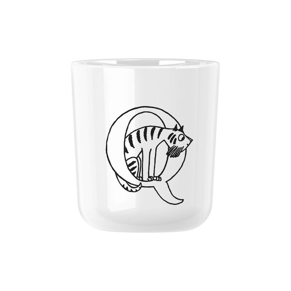 Moomin ABC Cup Q, moomin white, RIG-TIG