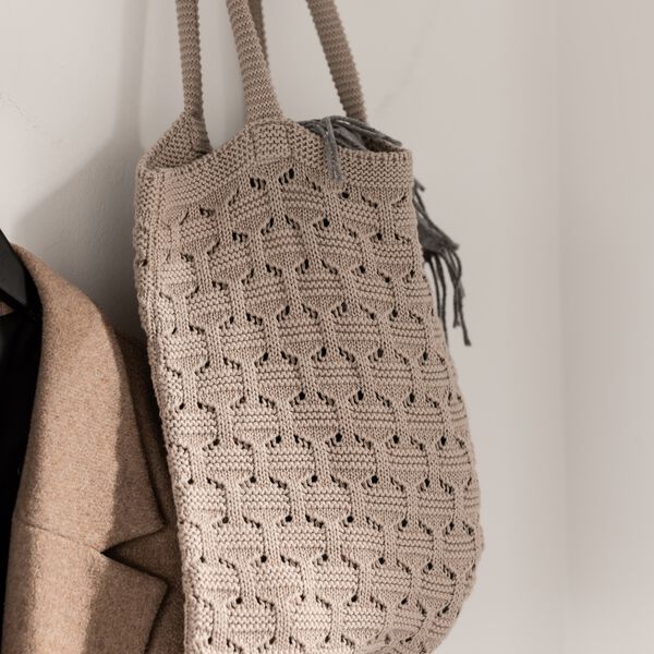 Knitted Bag, husted violet Knitted Bag, husted violet, By LOHN
