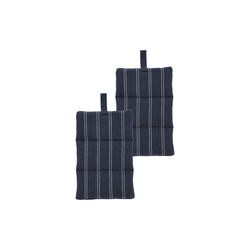 Harmony Pot Holders, navy blue, Södahl