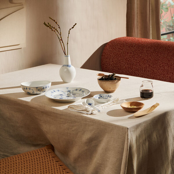 Blue Fluted Plain Oval Bowl 37 cl Blue Fluted Plain Oval Bowl 37 cl, Royal Copenhagen