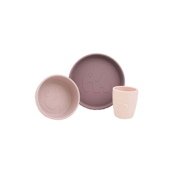 Deer Friends Stick&Stay Dinner Set, powder Deer Friends Stick&Stay Dinner Set, powder, Done by Deer