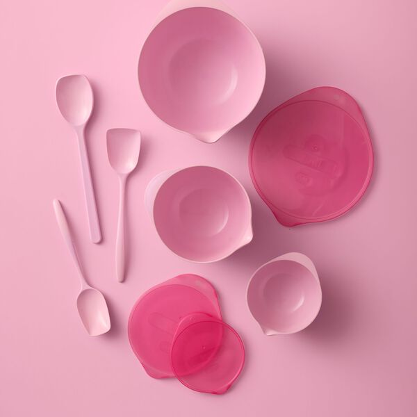 NEW Margrethe Breast Cancer Awareness Bowl Set 6 Parts, pink, Rosti