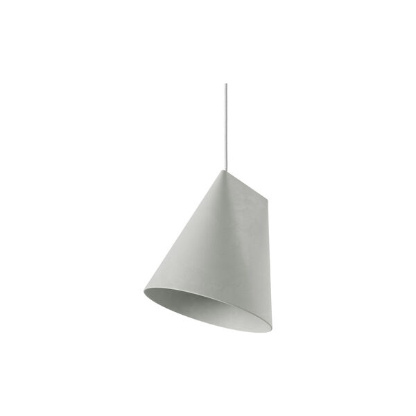 Ceramic Pendant, light grey, MOEBE