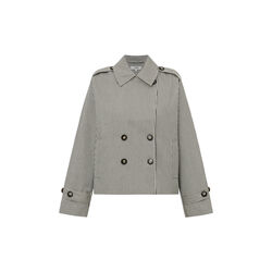 Becker-M Outerwear, black beige stripe, mbyM