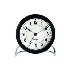 Station Table Watch, black, Arne Jacobsen Clocks