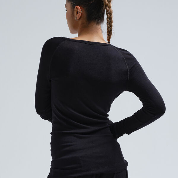 Jade Blouse, black, Seamless Basic