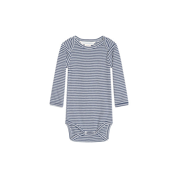 Baby Body Stripe, navy/offwhite, Serendipity