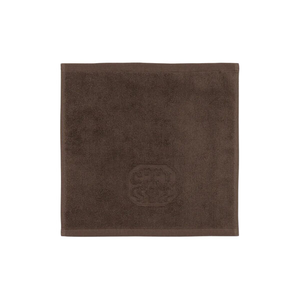 Damask Terry Washcloth | Dark Chocolate, Georg Jensen Damask