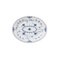 Blue Fluted Full Lace Dish Oval, Royal Copenhagen