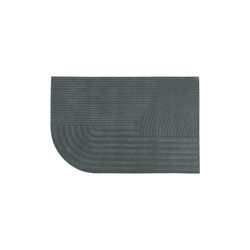 Relevo Rug, dark green, Muuto