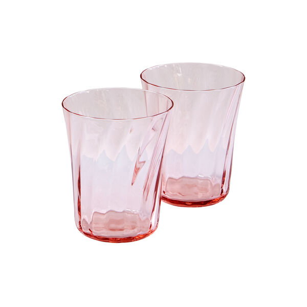 Concave glasses 2 pcs, rose, Stilleben