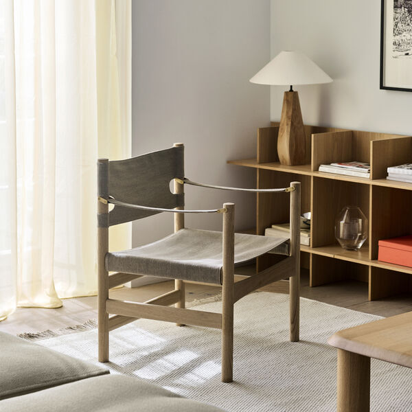 Canvas 21 Chair, soap treated oak/natural canvas, Fredericia Furniture