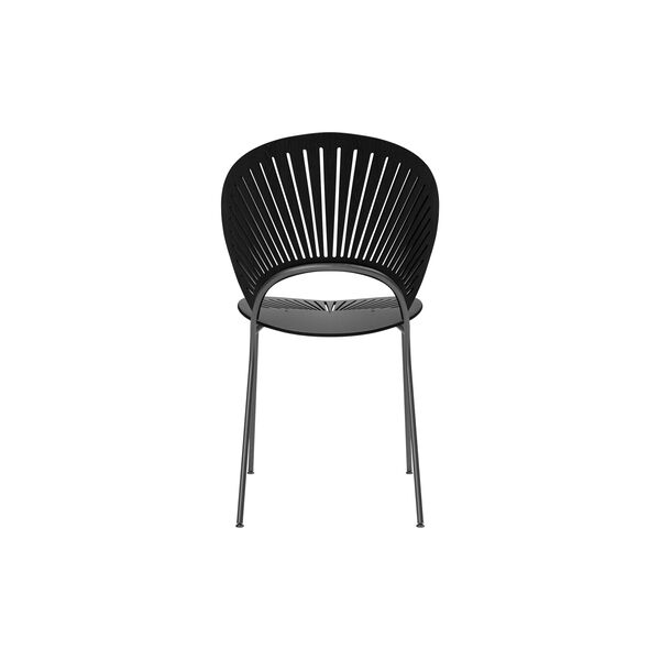 3398 Trinidad Chair, black ash/flint, Fredericia Furniture
