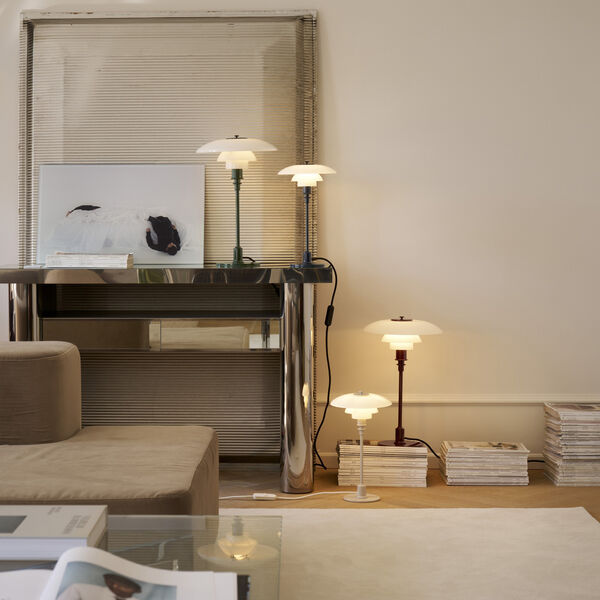PH 3/2 Table Lamp, glossy deep green, Louis Poulsen