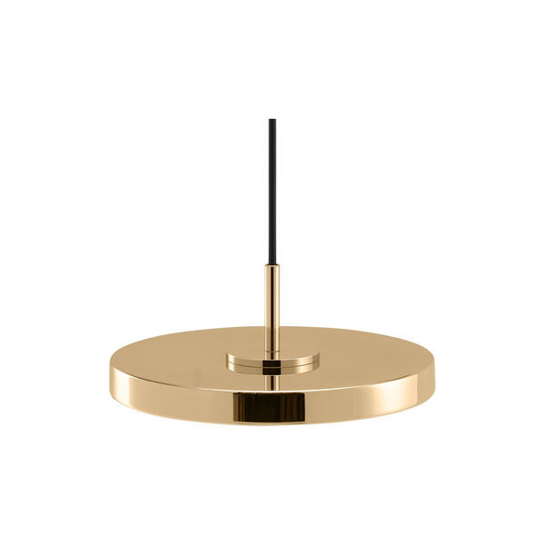 Asteria Micro Monochrome Pedant, polished brass, UMAGE