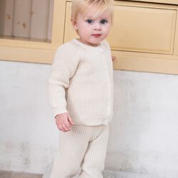 Baby Patent Cardigan | Creme, Serendipity
