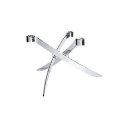 LightArch Standard Taper Candleholder 3 pcs, chrome, Uyuni Lighting