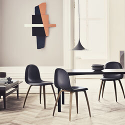 Semi Pendant, anthracite grey glossy, Gubi