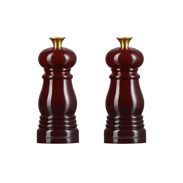 Salt & Pepper Mill Set Mini, garnet Salt & Pepper Mill Set Mini, garnet, Le Creuset