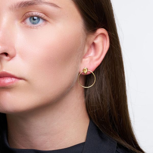 Lilou post earrings, silver plated Lilou post earrings, silver plated, Pure by Nat