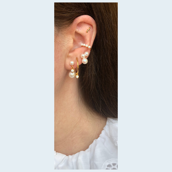 Golden Hour Hoop, The Earring Shop