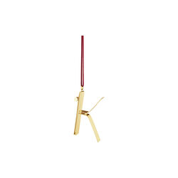 Christmas letter ornament K, Georg Jensen