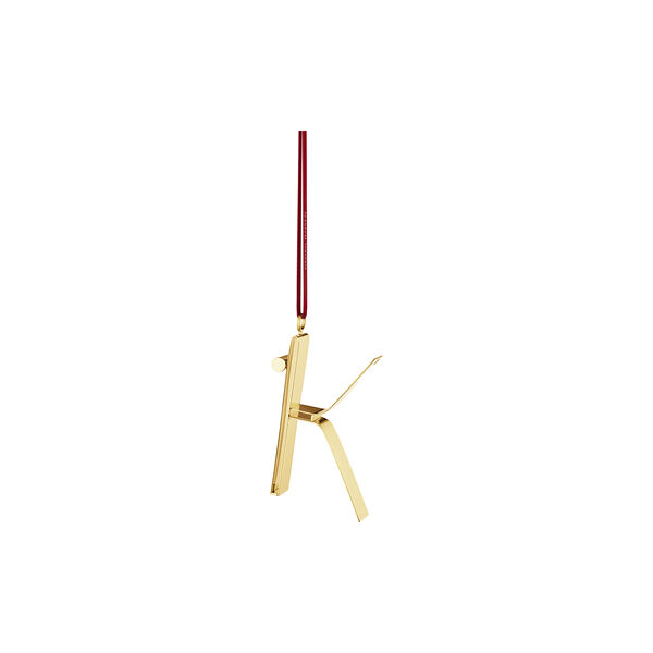 Christmas letter ornament K, Georg Jensen