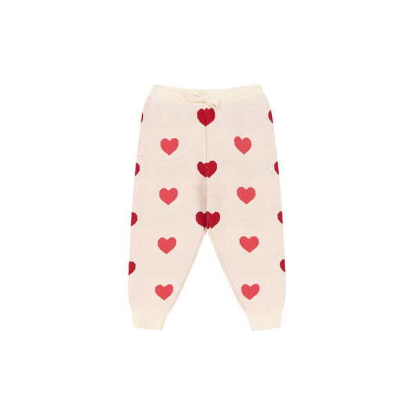 Lapis Knit Pants, coeur coloré duo pink Lapis Knit Pants, coeur coloré duo pink, Konges Sløjd