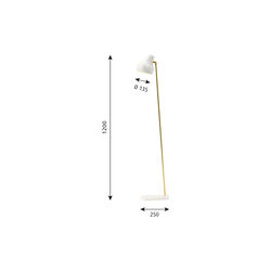 VL38 Floor Lamp, white, Louis Poulsen
