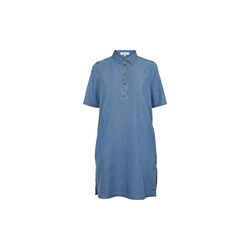 Bine Polo Dress, light blue, Basic Apparel