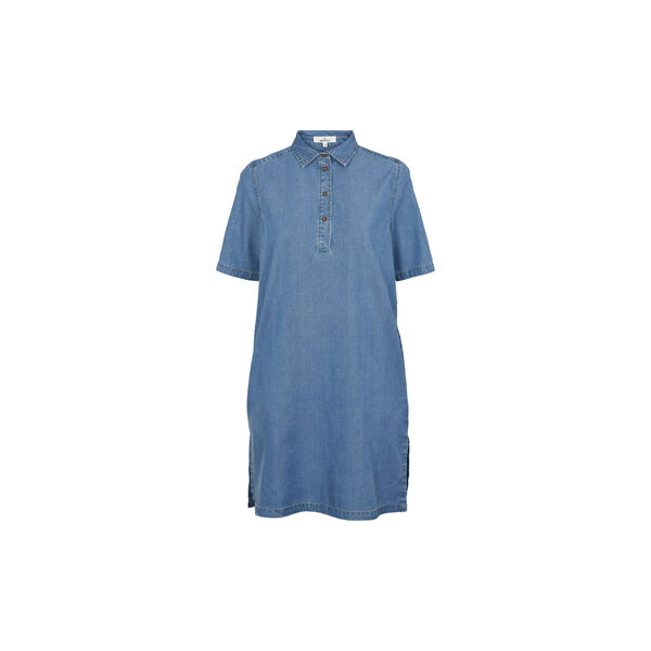 Bine Polo Dress, light blue, Basic Apparel