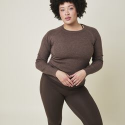 Aveline crewneck knit, arabica, Cartel Copenhagen