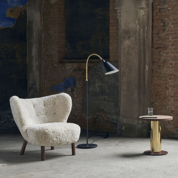 Bellevue AJ7 Floor Lamp, black/brass, &Tradition